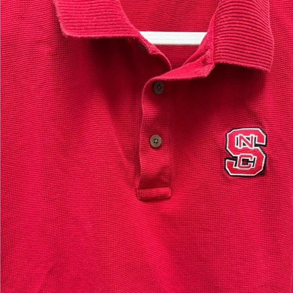 NC State Wolfpack Antigua Men's Red Polo Shirt - Picture 3 of 5
